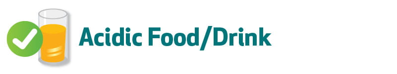 Can acidic foods or drinks help cool your mouth down after spicy food?